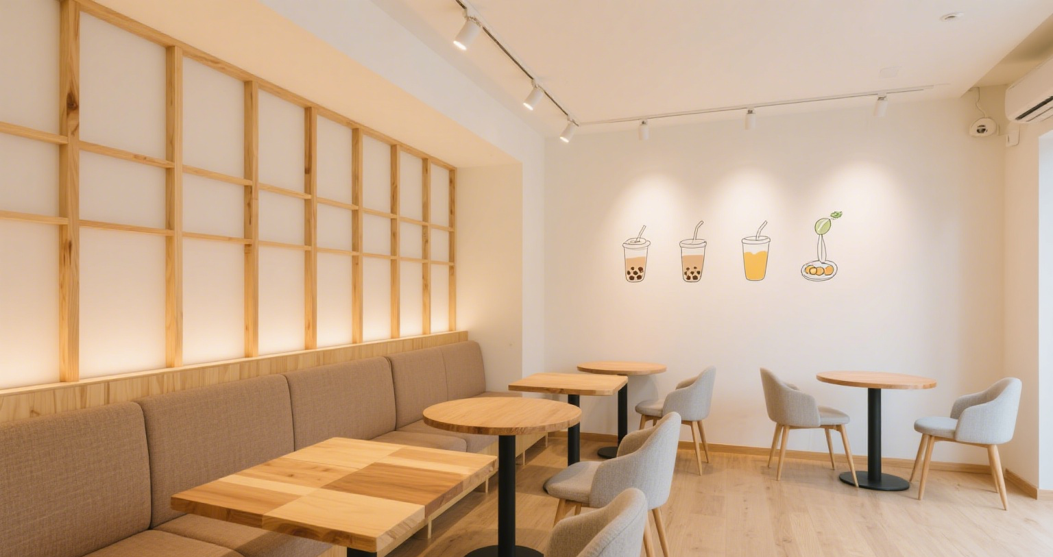 邢台奶茶店装修设计效果图