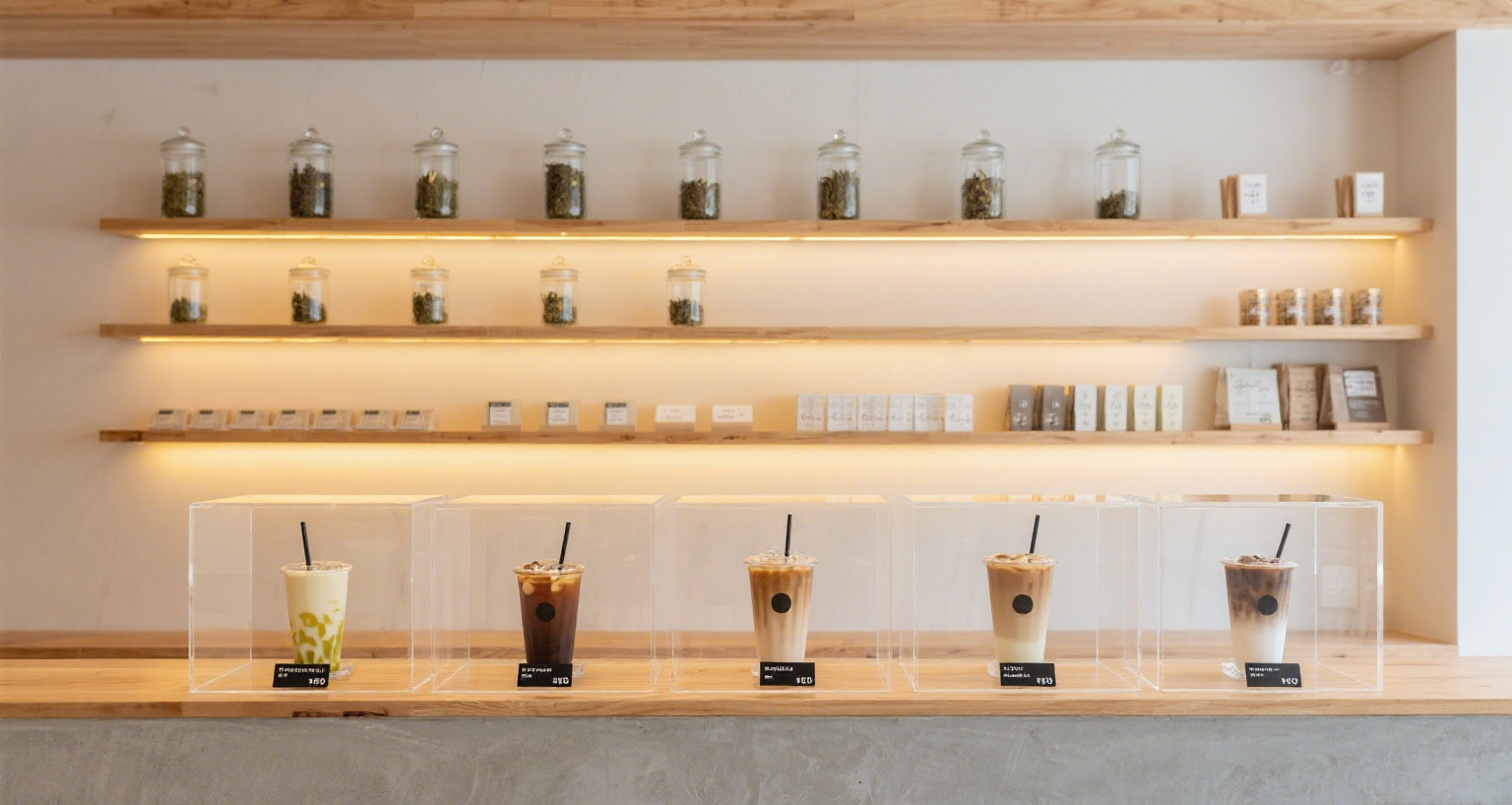 邢台奶茶店装修设计效果图